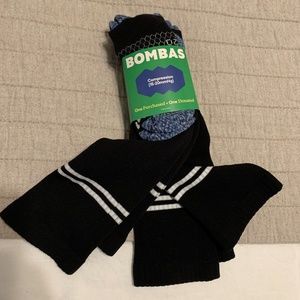 Bombas Large Compression Socks midweight (9.5-13) 3 pack unopened